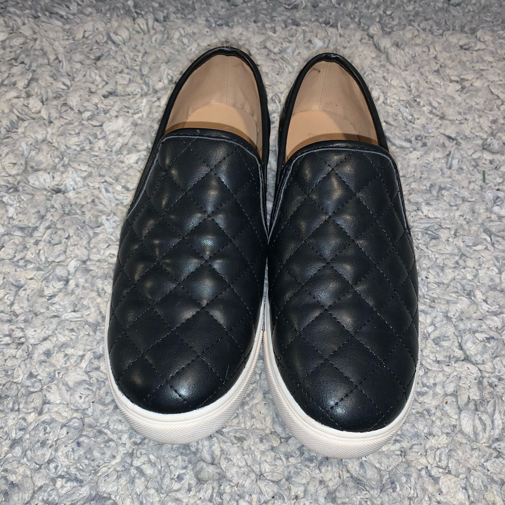 Black slip on shoes